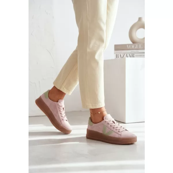  Дамски кецове VINCEZA 79597 РОЗОВО 