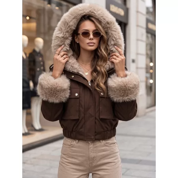  Дамско яке DSTREET TY5836 КАФЯВО 