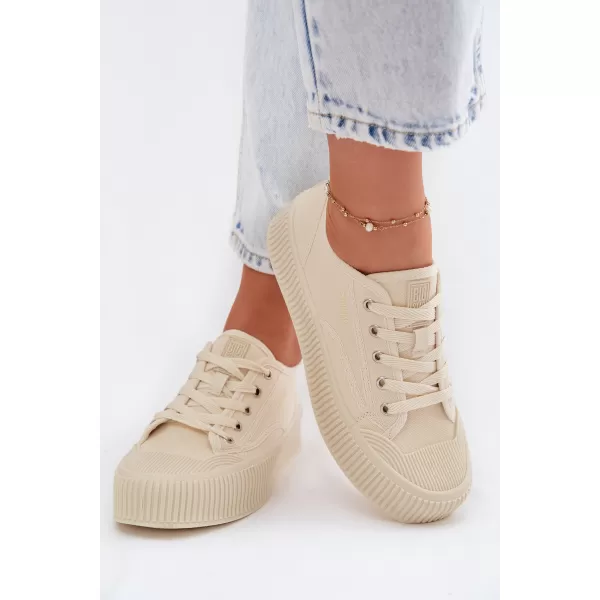  Дамски кецове BIG STAR SHOES TT274271 БЕЖОВО 