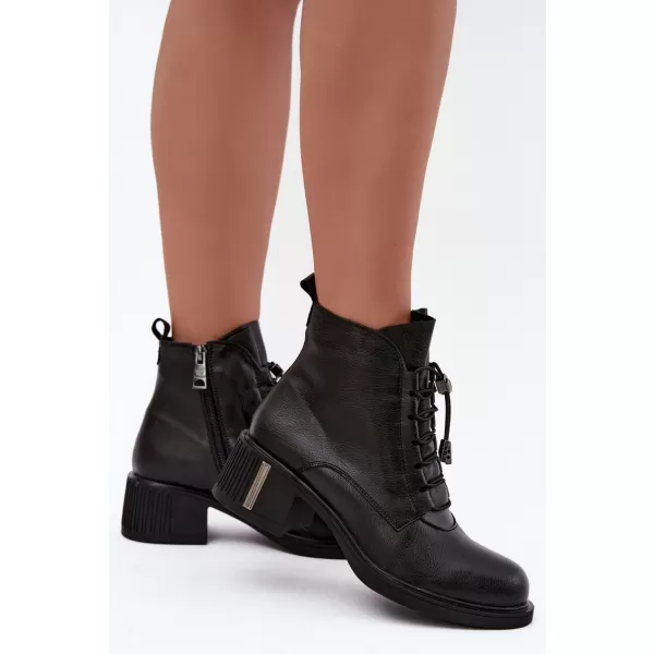  Дамски обувки VINCEZA 89161 ЧЕРЕН 