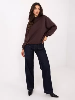 Дамски суичър BASIC FEEL GOOD RV-BL-5185.70P ТЪМНО КАФЯВО