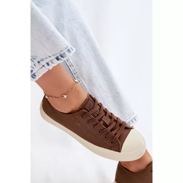  Дамски кецове BIG STAR SHOES TT274123 КАФЯВО/БЕЖОВО 