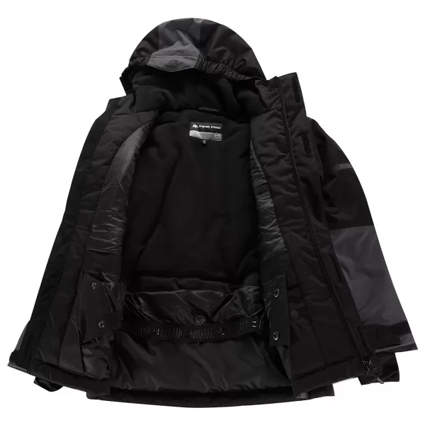  Детско ски яке ALPINE PRO DEARO 3 ЧЕРЕН 