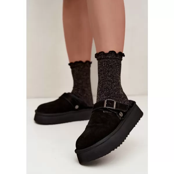  Дамски снежни човеци BIG STAR SHOES UU274698 ЧЕРЕН 