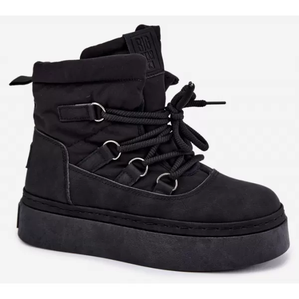  Дамски снежни човеци BIG STAR SHOES UU274189 ЧЕРЕН 