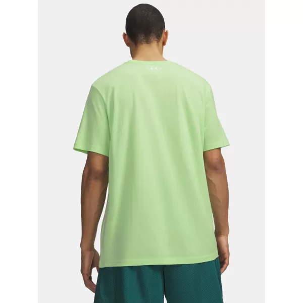  Мъжка тениска UNDER ARMOUR M SPORTSTYLE LC SS 1326799-712 ЗЕЛЕНО 