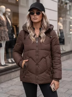 Дамско яке DSTREET TY5752 КАФЯВО