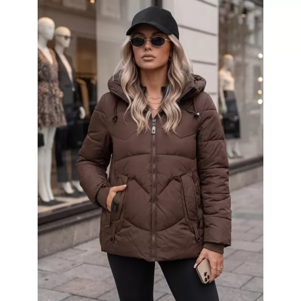  Дамско яке DSTREET TY5752 КАФЯВО 