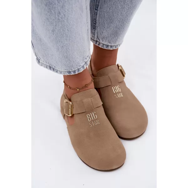  Дамски сандали BIG STAR SHOES TT274542 БЕЖОВО 