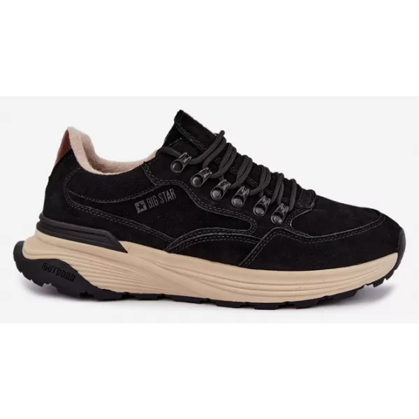  Мъжки кецове BIG STAR SHOES OO174321 ЧЕРЕН 