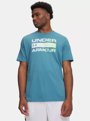 Мъжка тениска UNDER ARMOUR TEAM ISSUE WORDMARK SS 1329582-466 СИНЬО