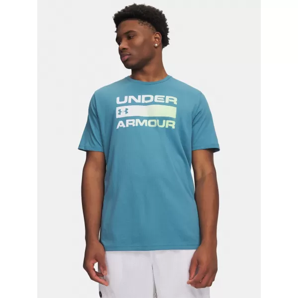  Мъжка тениска UNDER ARMOUR TEAM ISSUE WORDMARK SS 1329582-466 СИНЬО 