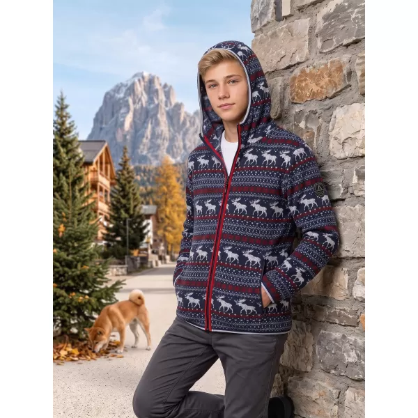  Детски топъл пуловер ALPINE PRO NORESO ЛУНЕН ОКЕАНСКИ ВАРИАНТ PB 