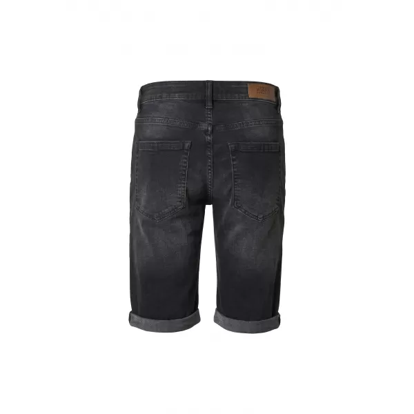  Мъжки шорти URBAN CLASSICS TB8457 ЧЕРНО ИЗМИТИ 