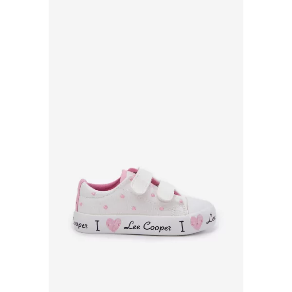  Детски кецове LEE COOPER LCW-25-02-3264K БЯЛО 
