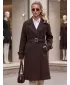 Дамско палто DSTREET NY0794 КАФЯВО