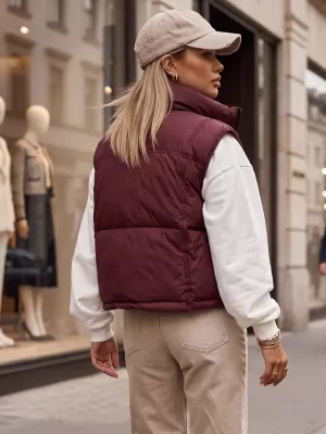 Дамски елек DSTREET TY5971 БОРДО