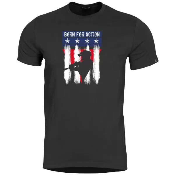  Мъжка тениска PENTAGON AGERON RANGER K09012-RA ЧЕРЕН 