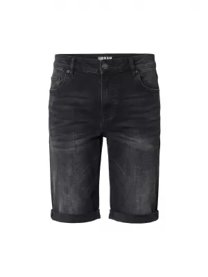 Мъжки шорти URBAN CLASSICS TB8457 ЧЕРНО ИЗМИТИ