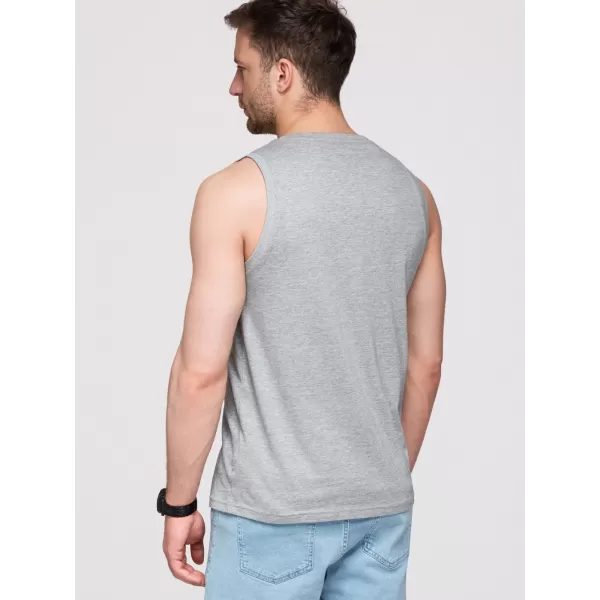  Мъжки потник OMBRE OM-TSBT-0272 СИВ МЕЛАНЖ 
