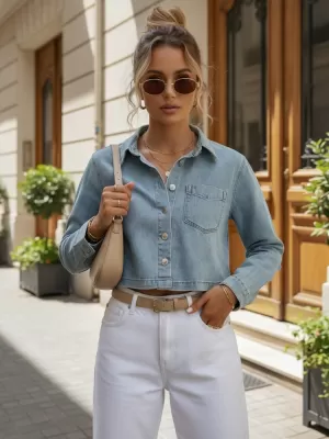 Дамско яке DSTREET TY5692 СИНЬО