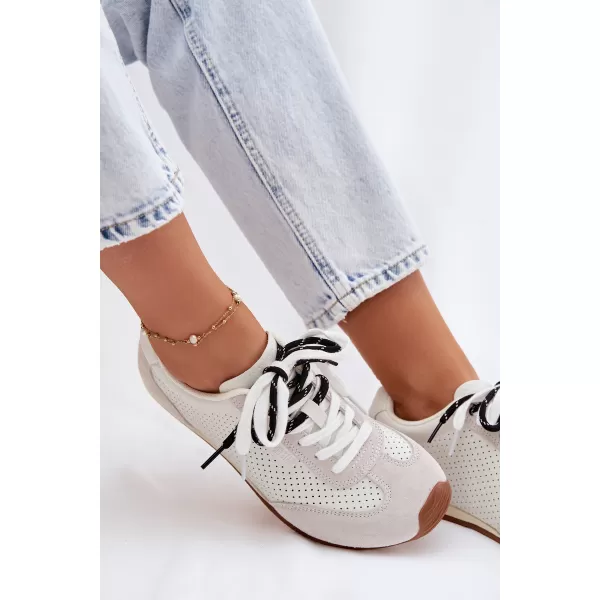  Дамски кецове BIG STAR SHOES TT274555 БЯЛО 