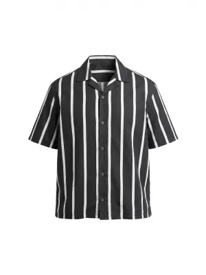 Мъжка риза URBAN CLASSICS TB8429-00826 ЧЕРНО/БЯЛО