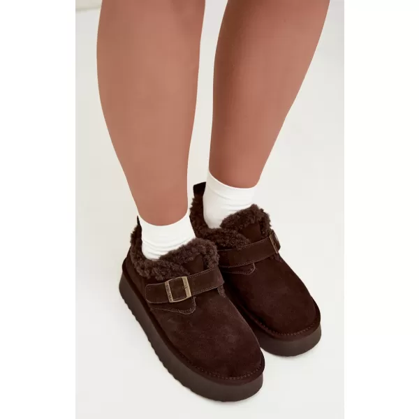  Дамски снежни човеци BIG STAR SHOES UU274319 КАФЯВО/БЕЖОВО 
