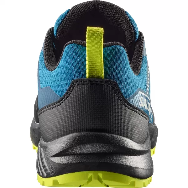  Детски обувки SALOMON OUTSCAPE WATERPROOF L49212500 MYKONOS BLUE/BLACK/ACID LIME 