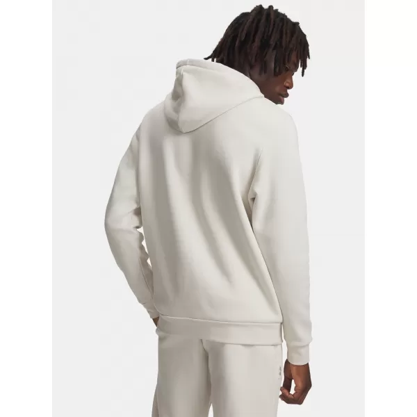  Мъжки суичър UNDER ARMOUR ICON FLEECE HOODIE 1373880-110 БЯЛО 