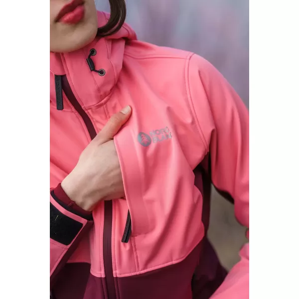 Дамско софтшел яке NORDBLANC BLINK NBSSL8320 РОЗОВО 