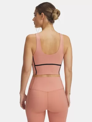 Дамски потник UNDER ARMOUR MERIDIAN PIPED CROP TANK 6003529-696 РОЗОВО