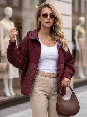 Дамско яке DSTREET TY5916 БОРДО