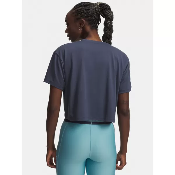  Дамска тениска UNDER ARMOUR TECH BRANDED CROP SS 6009987-044 СИВО 