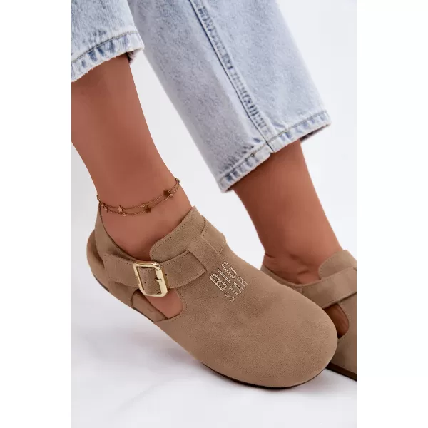  Дамски сандали BIG STAR SHOES TT274542 БЕЖОВО 