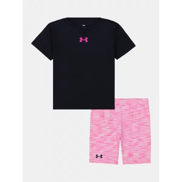  Момичешки комплект UNDER ARMOUR TWIST BIKE SHORT SET UASII0PR-001 ЧЕРЕН 