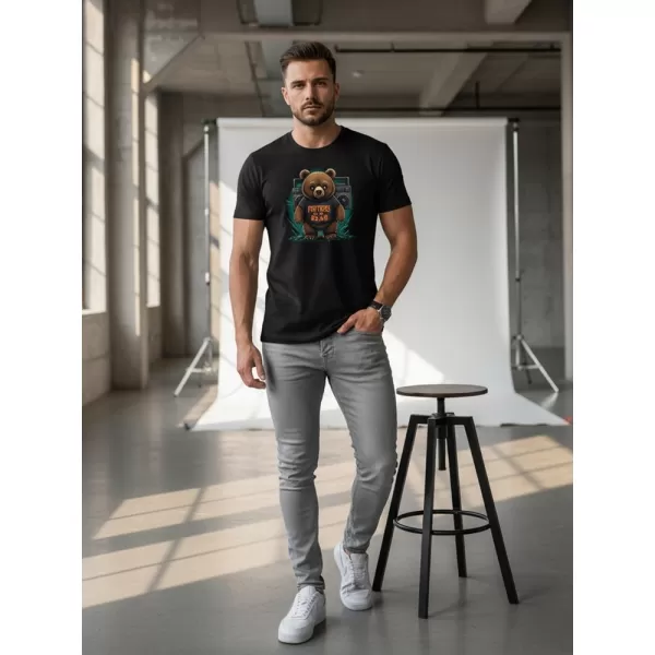  Мъжка тениска DSTREET NX048R ЧЕРЕН 