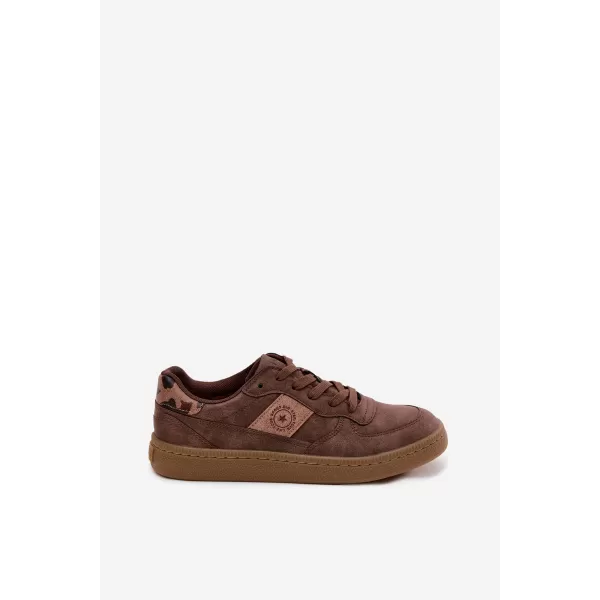  Дамски кецове BIG STAR SHOES UU274017 КАФЯВО/БЕЖОВО 