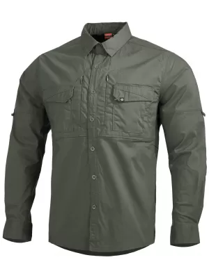 Мъжка риза PENTAGON PLATO SHIRT K02019 КАМУФЛАЖНО ЗЕЛЕНО