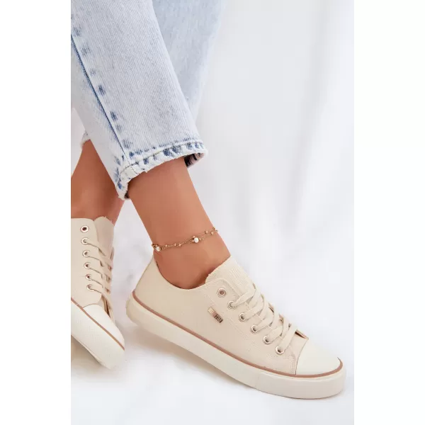  Дамски кецове BIG STAR SHOES TT274773 БЕЖОВО 