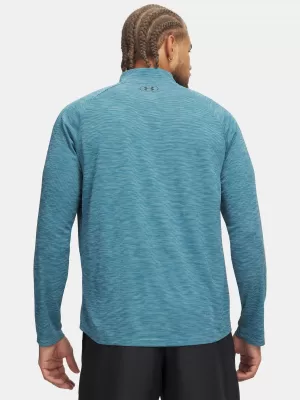 Мъжка тениска UNDER ARMOUR TECH TEXTURED 1/2 ZIP 1382797-466 СИНЬО