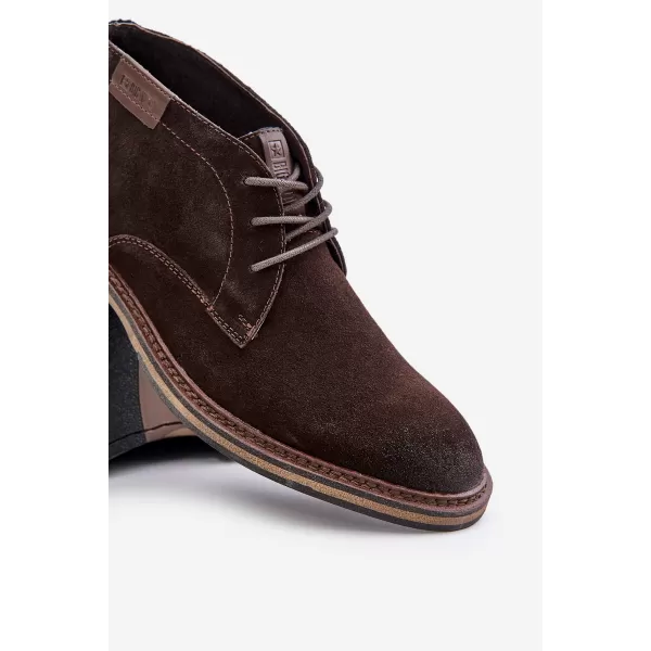  Мъжки обувки BIG STAR SHOES OO174145 КАФЯВО/БЕЖОВО 