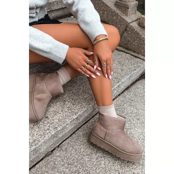  Дамски снежни човеци BIG STAR SHOES UU274224 БЕЖОВО 