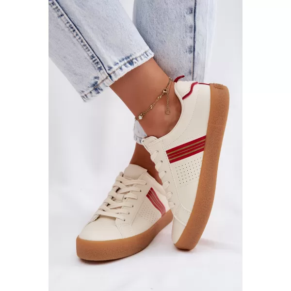  Дамски кецове BIG STAR SHOES TT274307 БЕЖОВО 