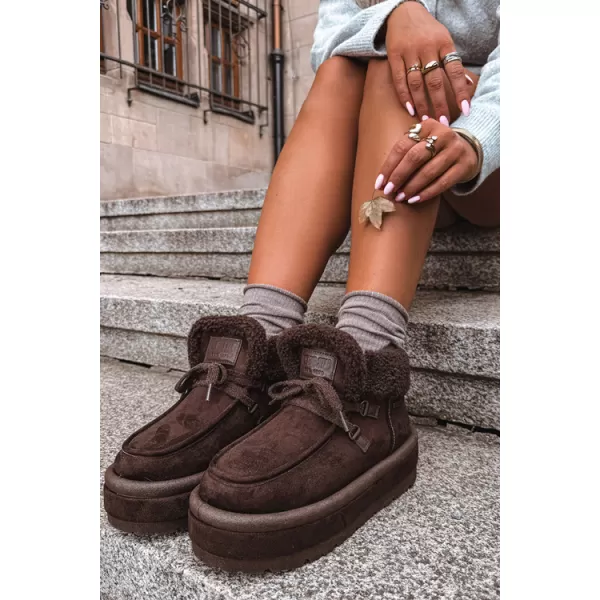  Дамски обувки BIG STAR SHOES UU274214 КАФЯВИ/БЕЖОВИ СЕНКИ 