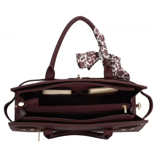  Пазарска чанта CHARM LONDON The Hamptons W01592 Bordeaux red ЧЕРВЕНО БОРДО 