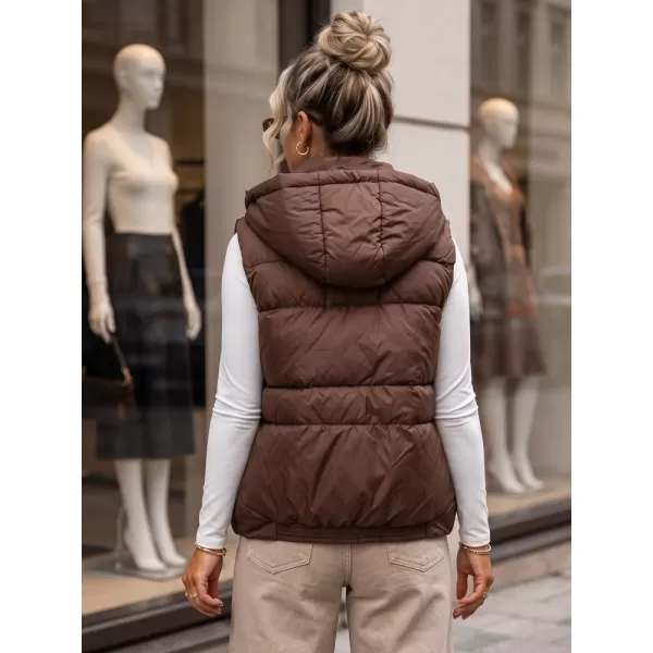  Дамски елек DSTREET TY5975 КАФЯВО 