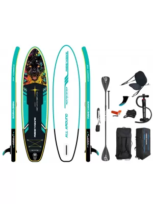 Дъска за гребане RIDEWAVE NEBULA PARD 11'6'' COMBO НЕОПРЕДЕЛЕН