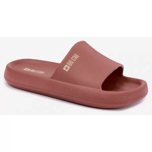  Дамски чехли BIG STAR SHOES UU274088 НЮАНСИ НА ЧЕРВЕНОТО 