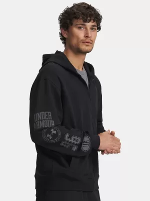 Мъжки суичър UNDER ARMOUR UA RIVAL LW GRAPHIC FZ 6014687-001 ЧЕРЕН